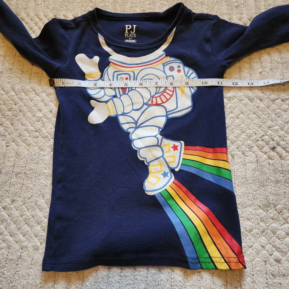 The Children's Place PJ Place Astronaut Long Sleeve Tee - Size 5T